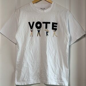 Madewell Unisex White Vote Graphic Print T-Shirt Activist Civic Statement Style